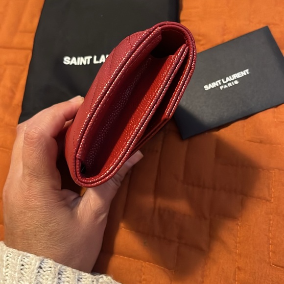 Yves Saint Laurent YSL Cassandre Matelassé Small Envelope Wallet - Picture 3 of 7